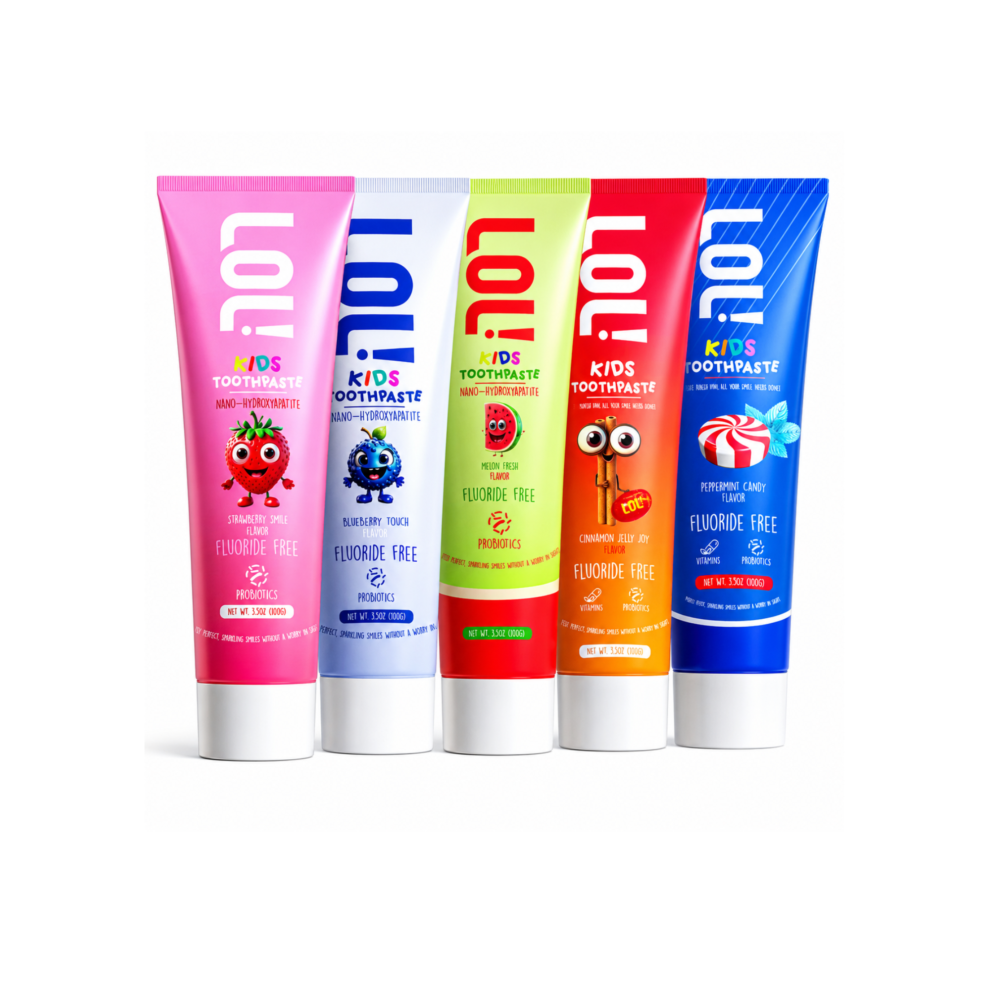 LOL! Kids fluoride-free toothpaste collection available for authorized retailers