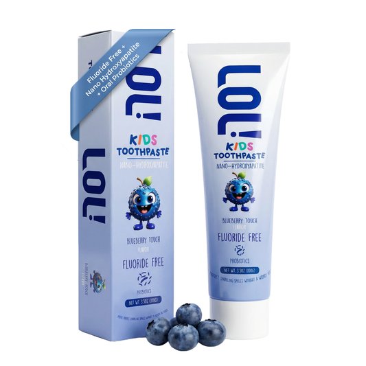 Case of 12 — LOL! Kids Blueberry Touch Toothpaste 3.5 oz