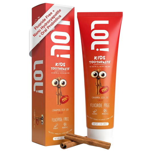 Case of 12 — LOL! Kids Cinnamon Jelly Joy Toothpaste 3.5 oz