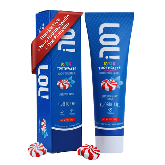 Case of 12 — LOL! Kids Peppermint Candy Toothpaste 3.5 oz