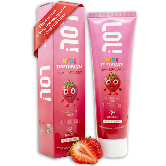 Case of 12 — LOL! Kids Strawberry Smile Toothpaste 3.5 oz