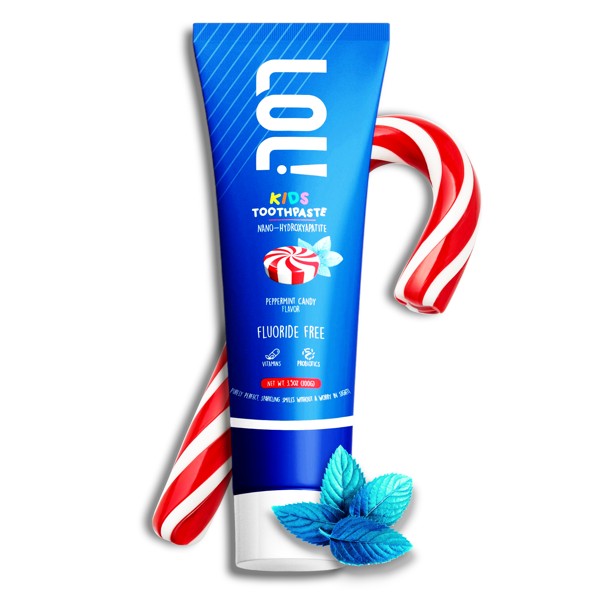 LOL Fluoride Free Toothpaste Kids with Nano Hydroxyapatite (n-HA) (Peppermint)