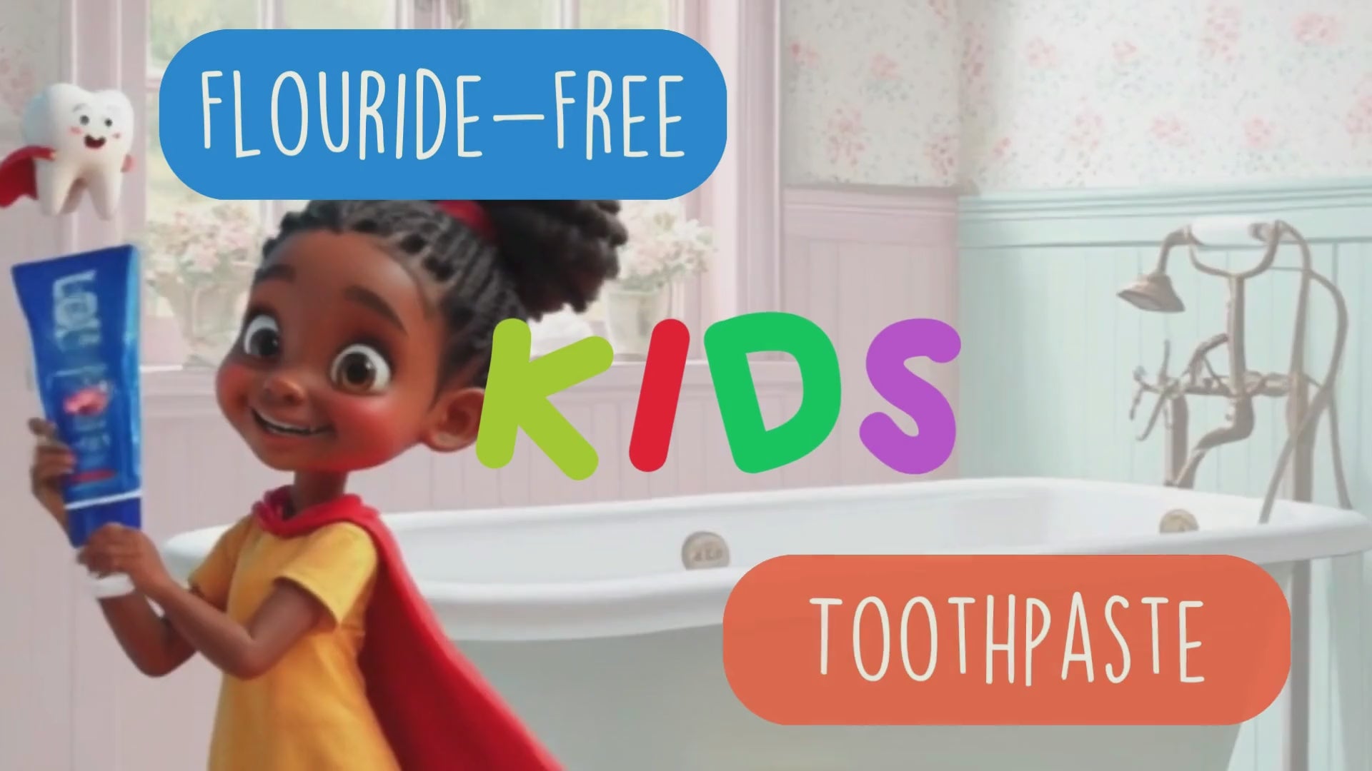 LOL Fluoride Free Toothpaste Kids with Nano Hydroxyapatite (n-HA) (Peppermint)
